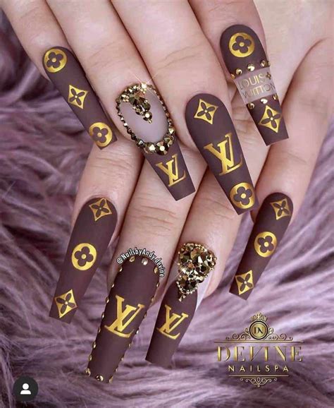 louis vuitton nude nails|Louis Vuitton press on nails.